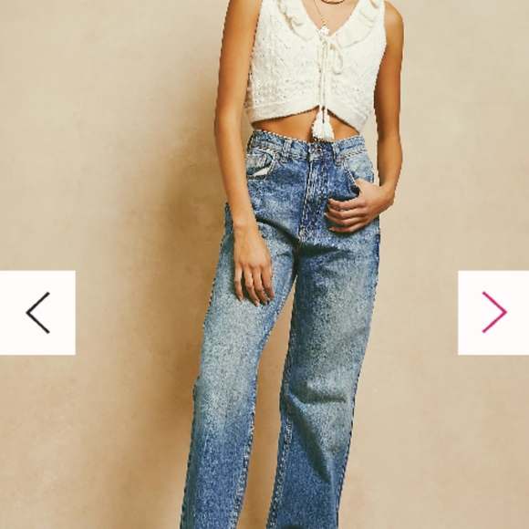 NWT Free People Small Ivory Meave Vest - Picture 2 of 7